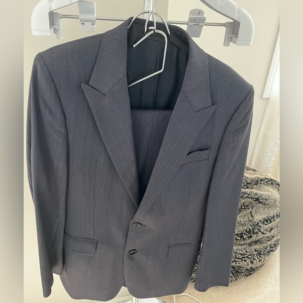 Versace Gray Men's Suit